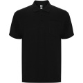 Centauro Premium lühikeste varrukatega unisex polo, Täiesti must