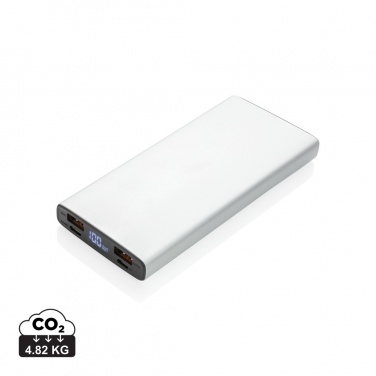 Logotrade reklaamkingitused pilt: Alumiiniumist 18 W 10 000 mAh PD Powerbank