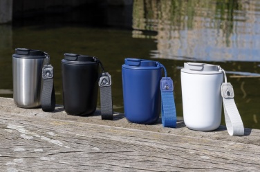 Logo trade reklaamkingid foto: Cuppa RCS terasest vaakum termoskruus koos randmepaelaga