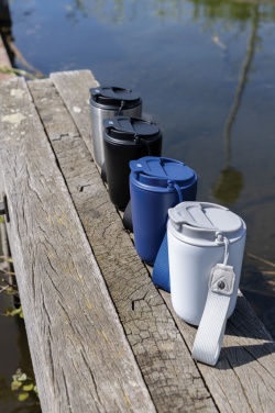 Logotrade ärikingitused pilt: Cuppa RCS terasest vaakum termoskruus koos randmepaelaga