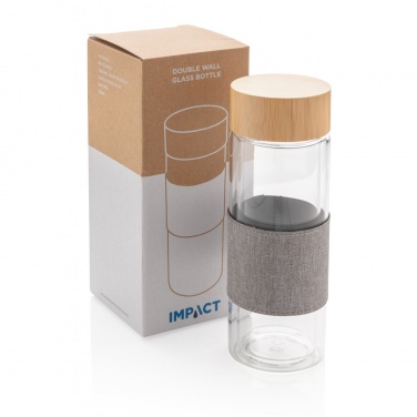 Logotrade meene foto: Impact topeltseinaga borosilikaatklaasist pudel