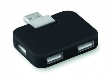 Logotrade reklaamtooted pilt: 4-pordiline USB-jaotur