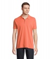 PLANET MEN Polo 170g, Pop oranž