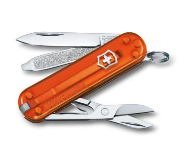 Logo trade meene pilt: Taskunuga Classic SD läbipaistev Victorinox