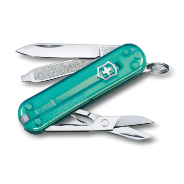 Logo trade ärikingi pilt: Taskunuga Classic SD läbipaistev Victorinox