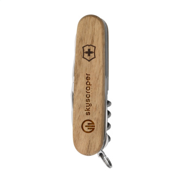 Logotrade ärikingi foto: Victorinox Huntsman Puidust taskunuga