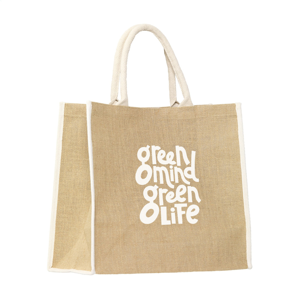 Logo trade reklaamtoote pilt: Gerona Jute Shopper kott