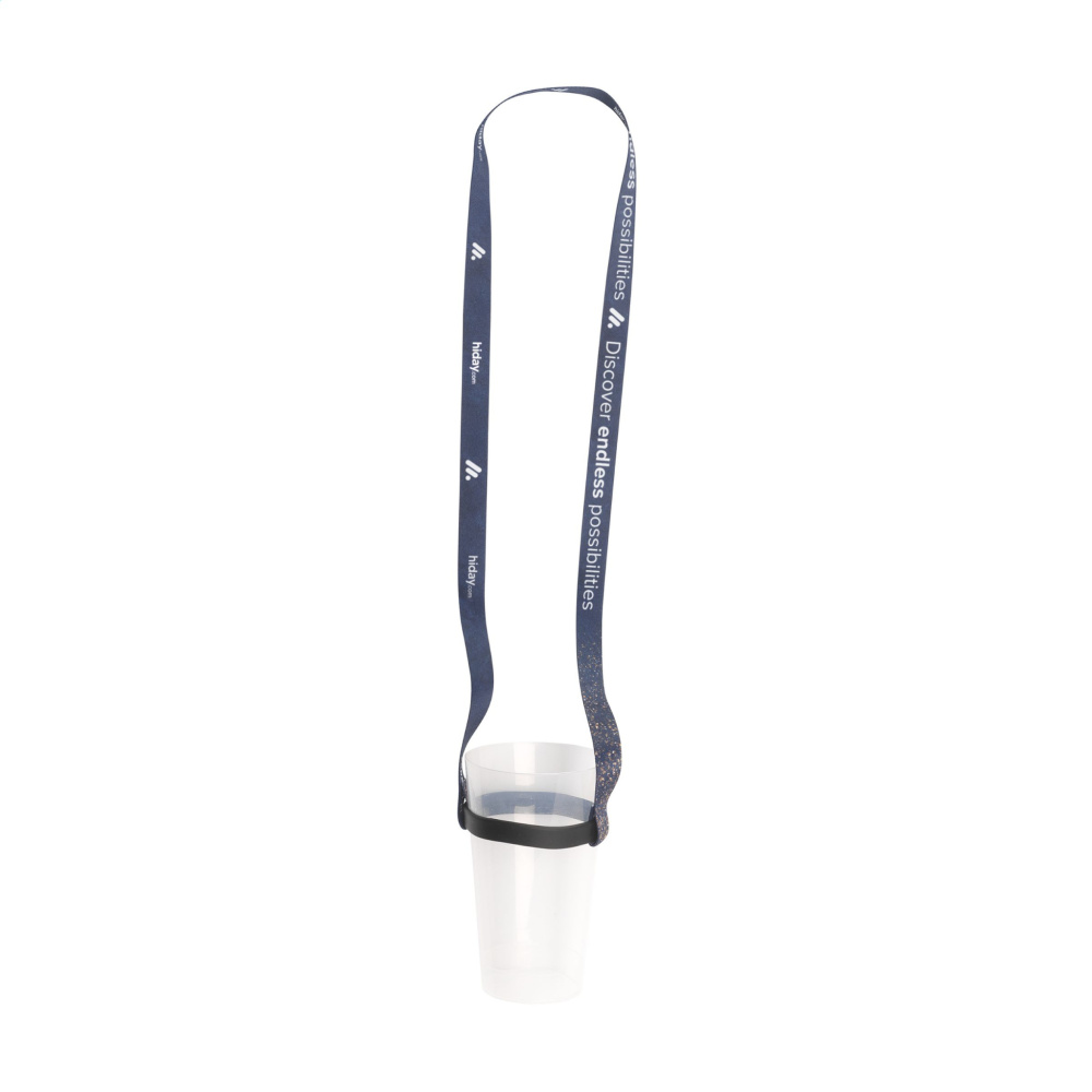 Logotrade ärikingi foto: Sublimatsioontrükiga RPET 1,5 cm pael - topsihoidja