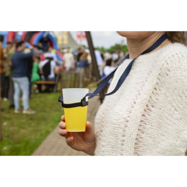 Logotrade firmakingi foto: Sublimatsioontrükiga RPET 1,5 cm pael - topsihoidja