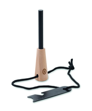 Logo trade reklaamkingid foto: FUEGOR männipuidust süütevahendite komplekt