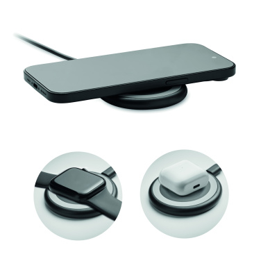 Logo trade reklaamkingid foto: WERLIES 3-ühes juhtmevaba laadija 15W