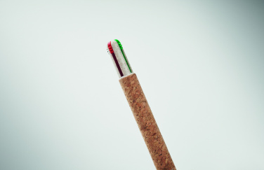 Logotrade reklaamkingi foto: ARBOCHO korgist 4-värviga pastapliiats