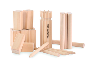 Logotrade reklaamkingitused pilt: KING PETIT männipuidust õuemäng