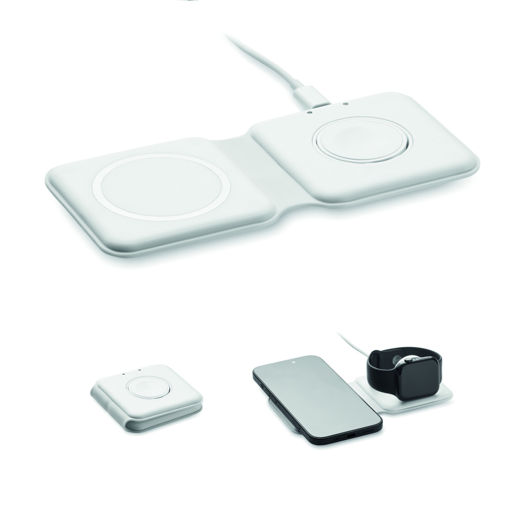 Logo trade ärikingid foto: FLIP 2-ühes kokkupandav laadija 15W