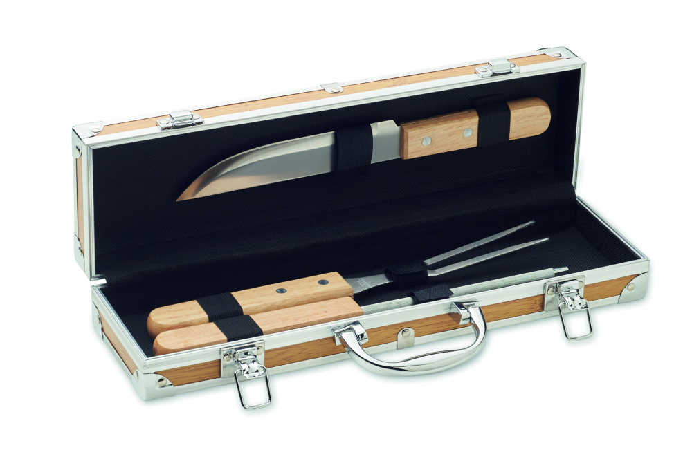 Logo trade reklaamkingi pilt: TOOLDERA roostevabast terasest grillitööriistad