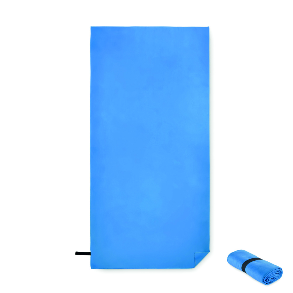 Logotrade firmakingitused pilt: WAXOFF kahepoolne mikrokiust rätik, sinine