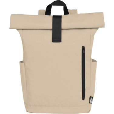 Logotrade firmakingi foto: Byron 15,6" GRS RPET rull-top seljakott 18L