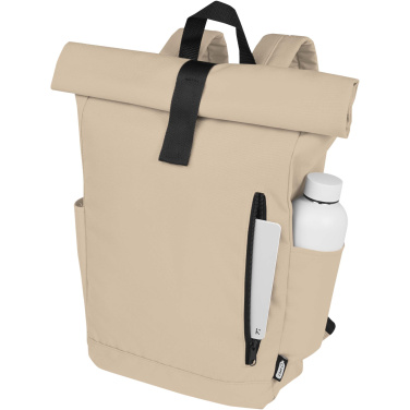 Logotrade firmakingitused pilt: Byron 15,6" GRS RPET rull-top seljakott 18L