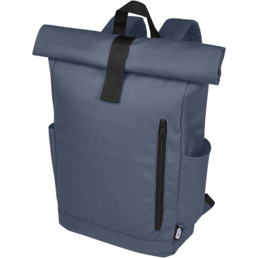 Logo trade ärikingituse pilt: Byron 15,6" GRS RPET rull-top seljakott 18L