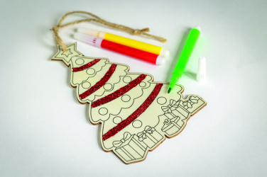 Logo trade meened foto: Puidust jõulupuu värvimiskomplekt