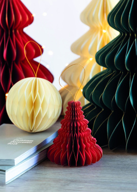 Logotrade reklaamtoote foto: Paberist kuusekujuline jõuluehe HARMOTREE