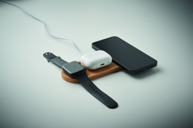 Logotrade meene foto: 3-ühes 15W juhtmevaba laadija RECPAD