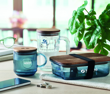 Logotrade ärikingitused pilt: Ribiline klaasist kruus 300ml VITRIO MUG