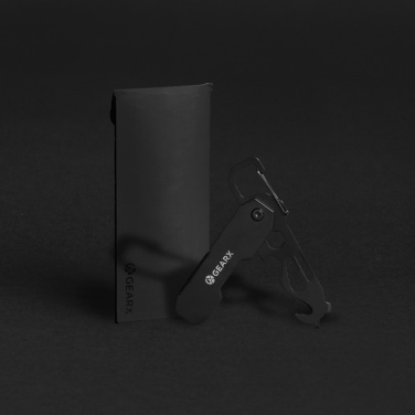 Logotrade ärikingituse foto: Kokkupandav Gear X EDC multitööriist karabiini ja pakilõikuriga