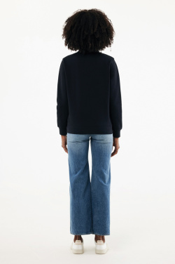 Logo trade firmakingitused foto: IQONIQ Elgoni taaskasutatud puuvillast veerandlukuga kampsun