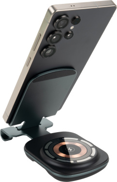 Logo trade reklaamkingi pilt: Telefonihoidik koos juhtmevaba laadijaga