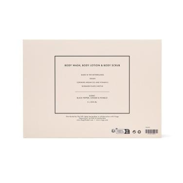 Logo trade reklaamtooted foto: VINGA x TGL kehahoolduse kinkekomplekt