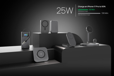 Logo trade meene pilt: Quantum RCS ülikiire 10 000 mAh magnetiline 25W akupank