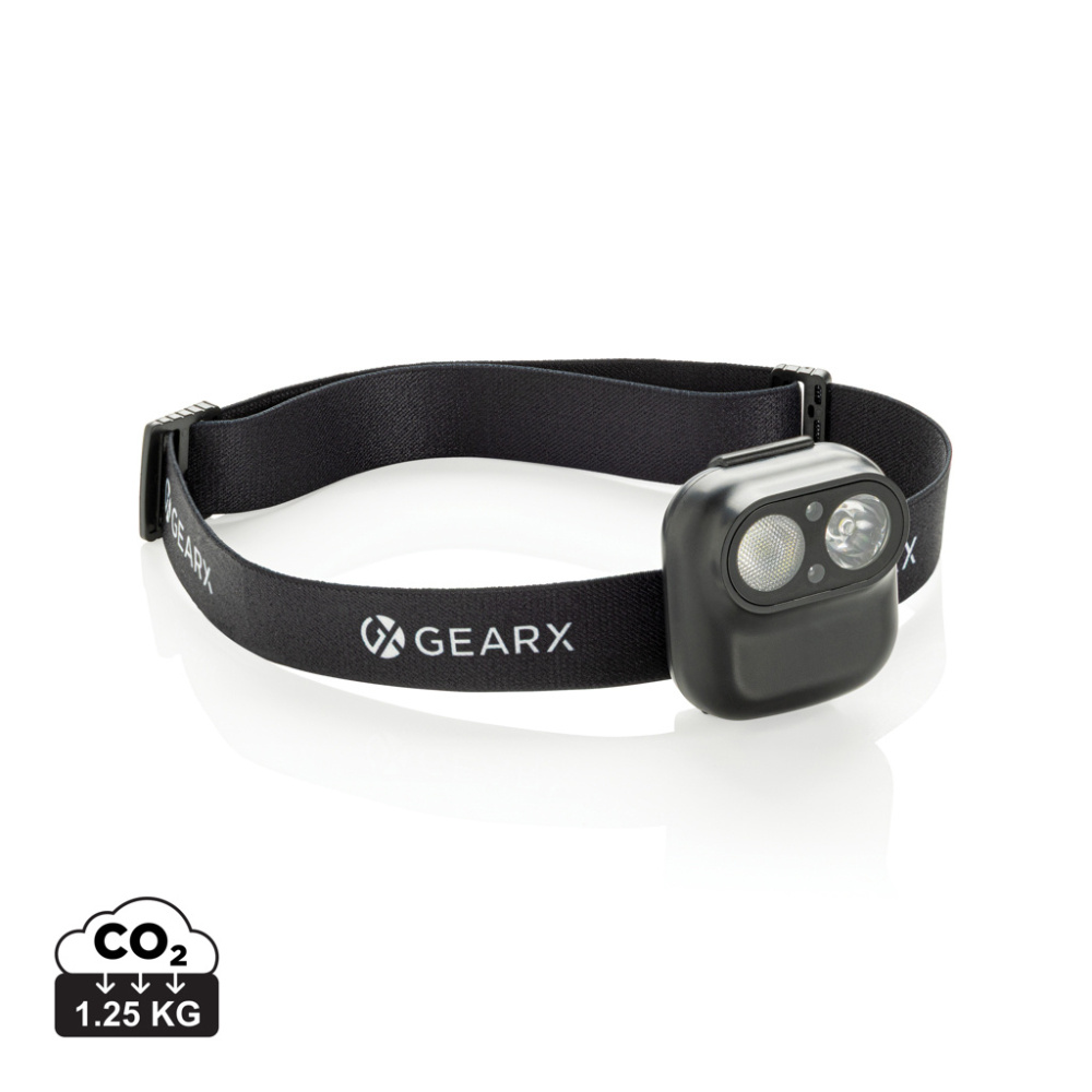 Logotrade reklaamkingituse foto: Gear X RCS rPlastist peatasku liikumisanduriga