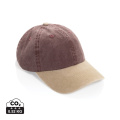 BEAU AWARE™ pestud 6-paneeliga 270 g/m² puuvillane twill-kangas kahevärviline nokamüts, punane