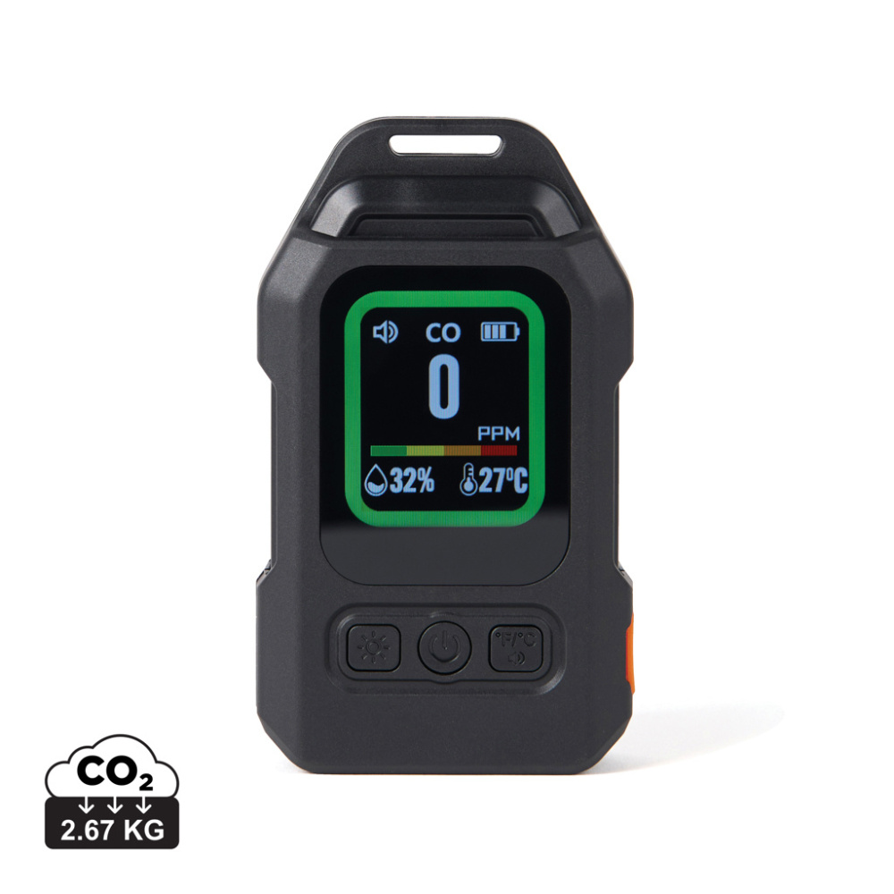 Logo trade reklaamkingi pilt: Nordic Drift Everest kaasaskantav CO-detektor LED-valgusega