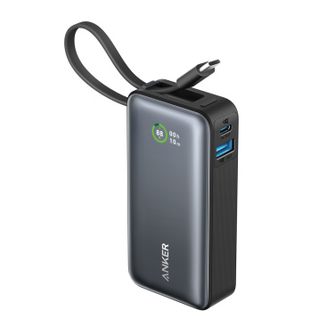 Logotrade reklaamtooted pilt: Anker Nano Power Bank 30W, sisseehitatud USB-C kaabel