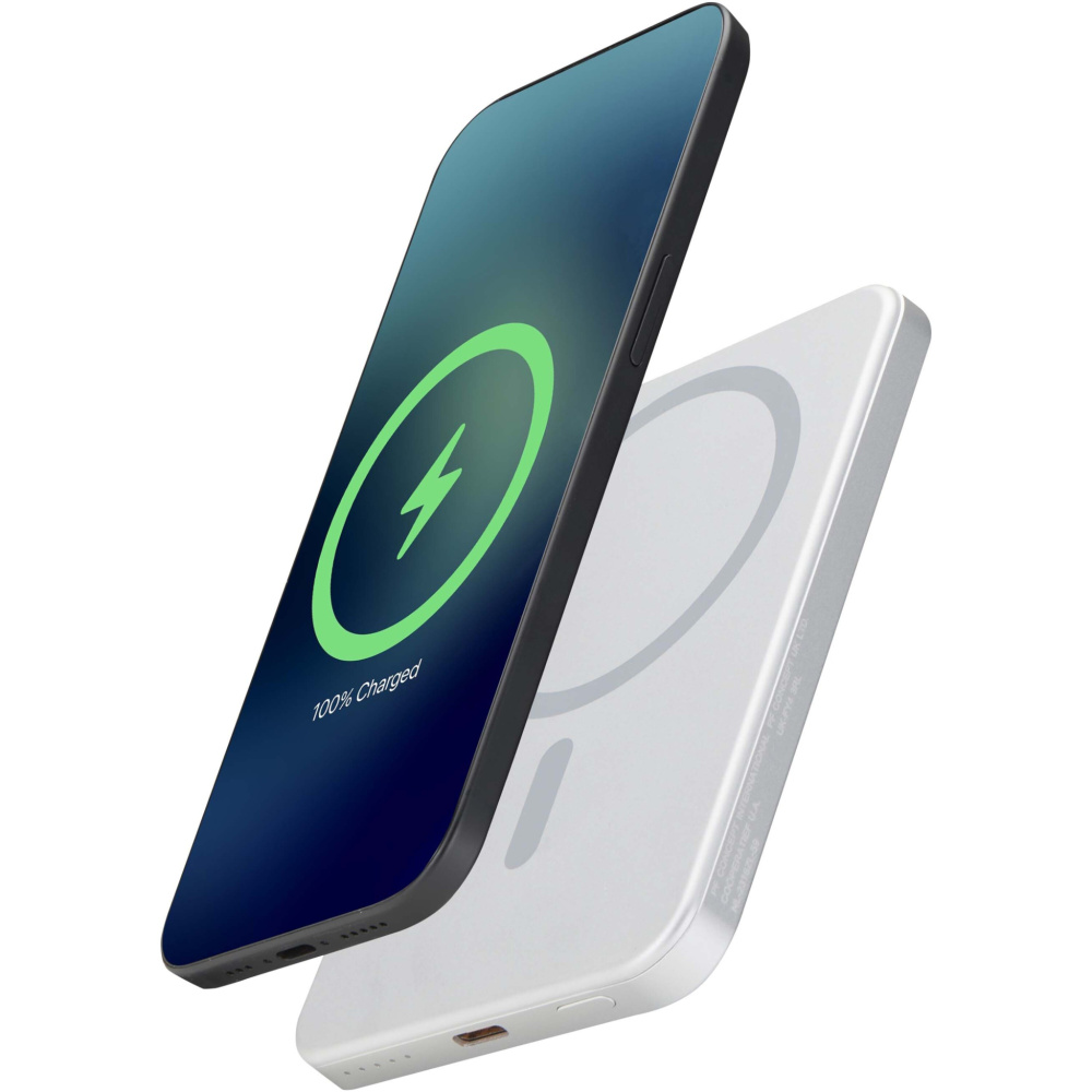 Logo trade firmakingituse pilt: Avis 5000 mAh RCS taaskasutatud alumiiniumist magnetiline varupatarei
