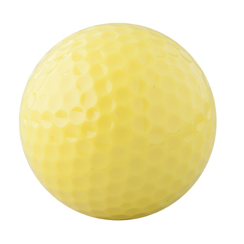Logo trade liikelahja kuva: Golfpallo, keltainen