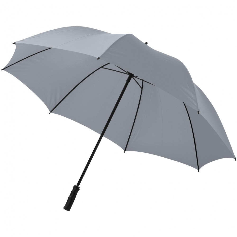 Logotrade mainoslahja tuotekuva: 30" Zeke golf sateenvarjo, harmaa