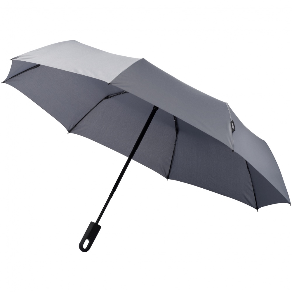 Logotrade mainostuotet kuva: 21,5" 3-osainen Traveler-sateenvarjo, harmaa