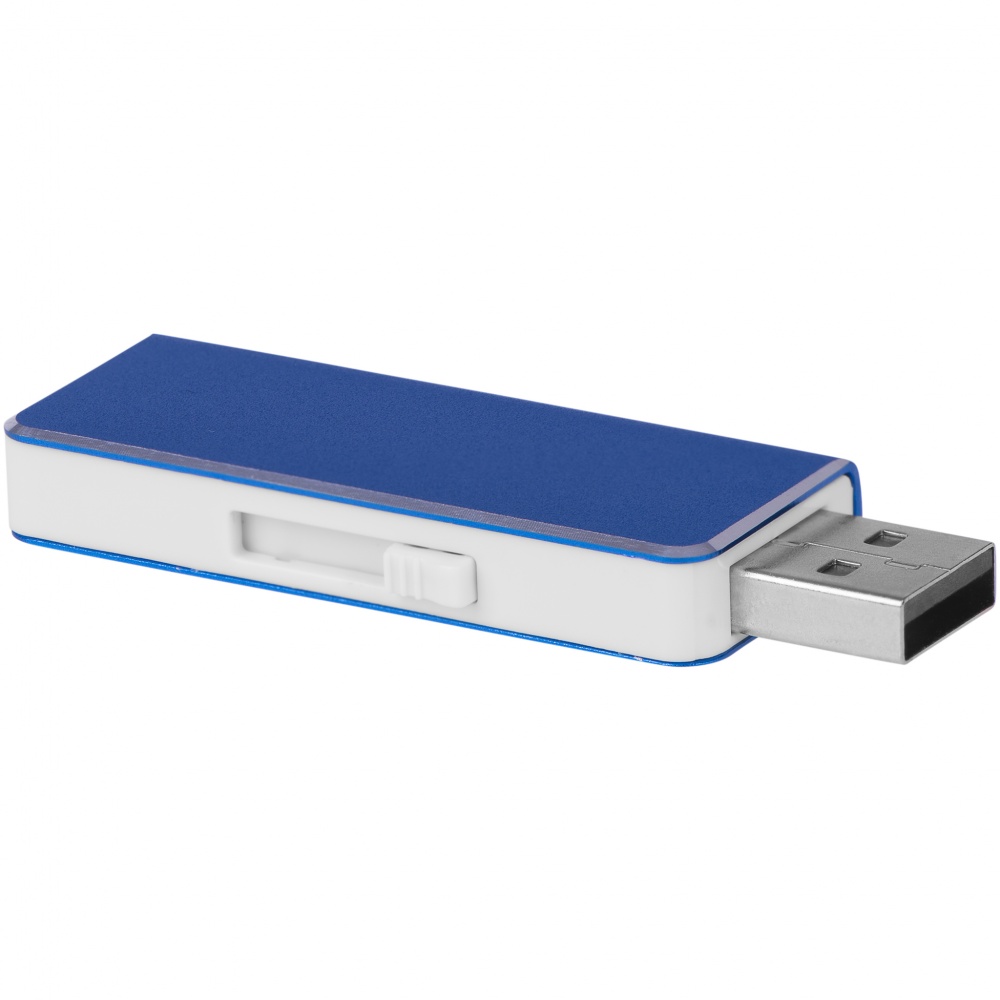 Logo trade mainoslahjat tuotekuva: USB Glide 8 Gt, sininen