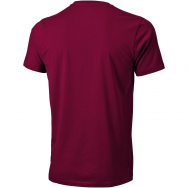 Logotrade mainostuote tuotekuva: Nanaimo T-paita, lyhythihainen, tummanpunainen