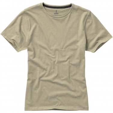 Logotrade mainostuote tuotekuva: Nanaimo T-paita, lyhythihainen, naisten, beige