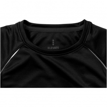 Logotrade mainoslahja tuotekuva: Quebec T-paita, lyhythihainen, naisten, musta