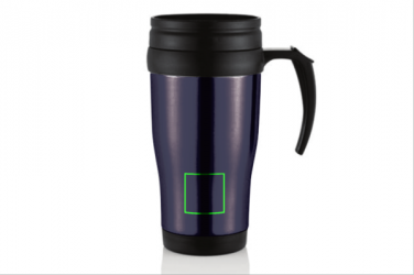 Logo trade liikelahja kuva: Stainless steel mug, purple blue