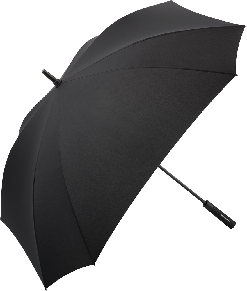 Logotrade mainoslahja tuotekuva: AC Golf -sateenvarjo Jumbo® XL Square Color, musta