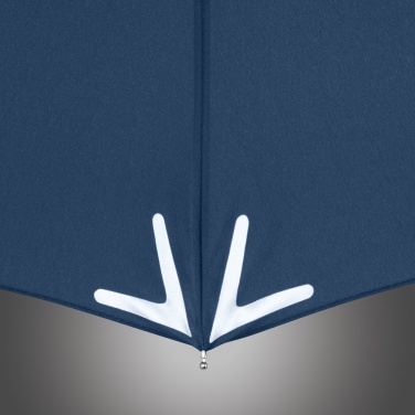 Logotrade mainostuotet kuva: Helkuräärisega AC Safebrella® LED minivihmavari 5571, sinine