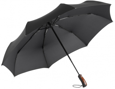 Logotrade mainostuotet kuva: AOC väike vihmavari Stormmaster, 5663, must/pruun