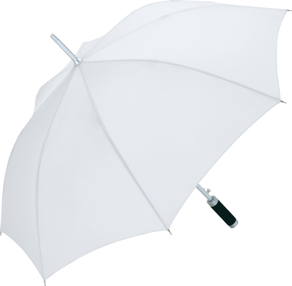 Logo trade liikelahjat tuotekuva: Mustusthülgava kattega Windmatic vihmavari, valge