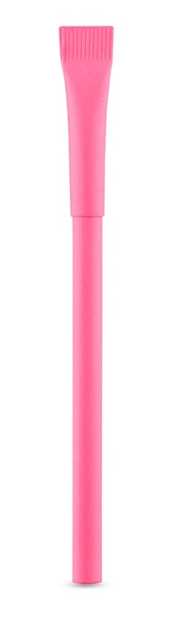 Logo trade liikelahjat mainoslahjat kuva: Paberist pastapliiats Pinko, roosa